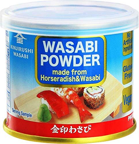Kinjirushi Wasabi Powder - 0.88 oz (25g)/Gluten Free, Vegan, No artificial ingredients/Spicy | Amazon (US)