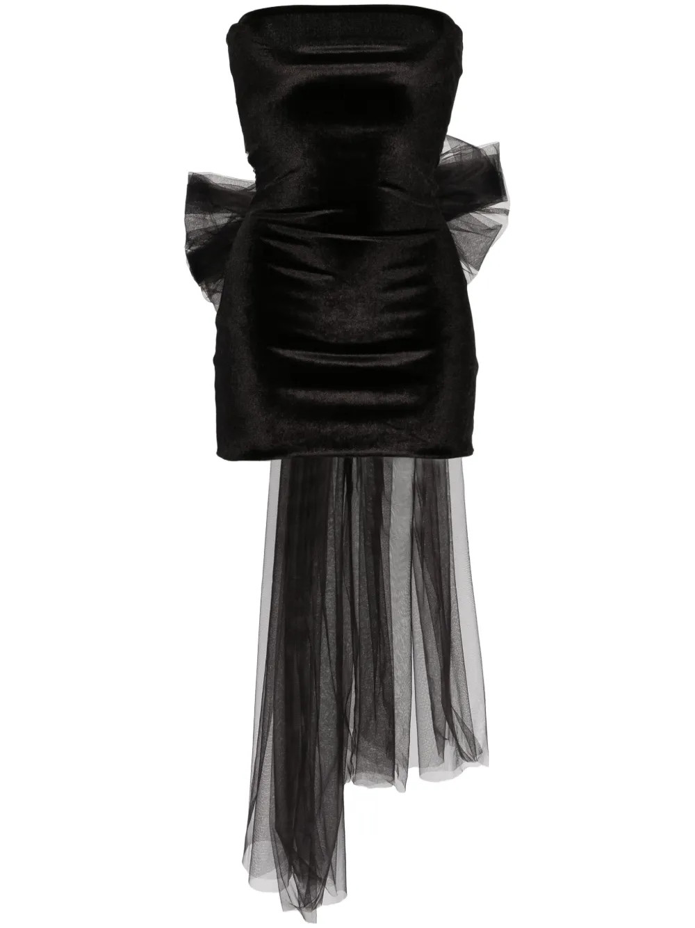 oversize-bow velvet miniskirt | Farfetch Global