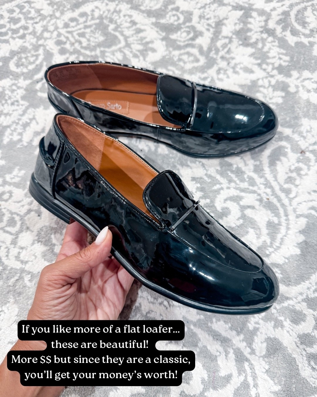 Splurge worthy classic loader
Patent leather 
Runs TTS

#LTKShoeCrush #LTKWorkwear