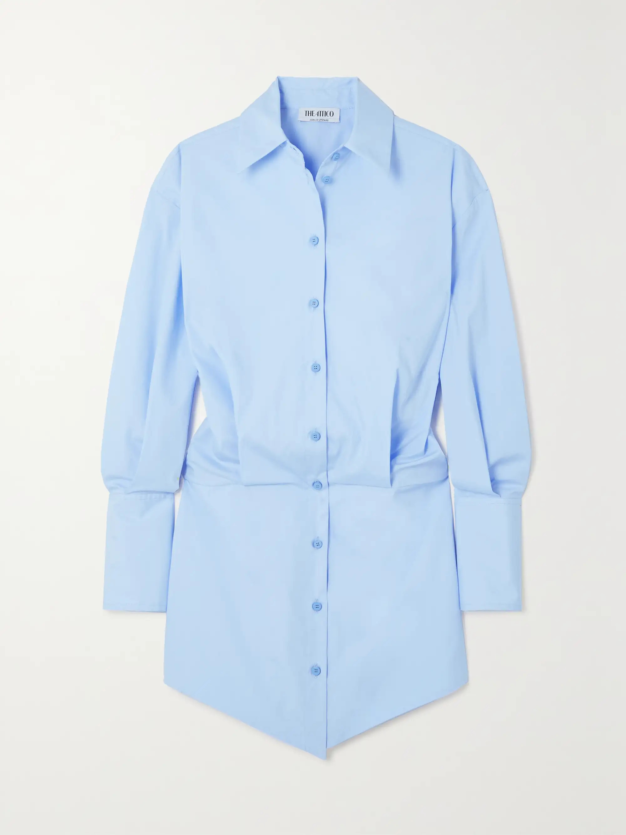 Silvye cotton-poplin mini shirt dress | NET-A-PORTER APAC