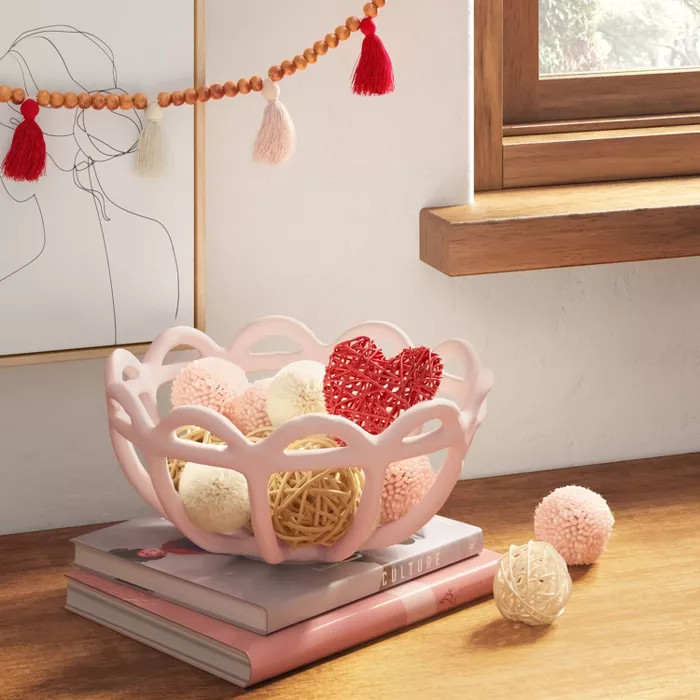 Heart and Pom Decorative Filler - Opalhouse™ | Target