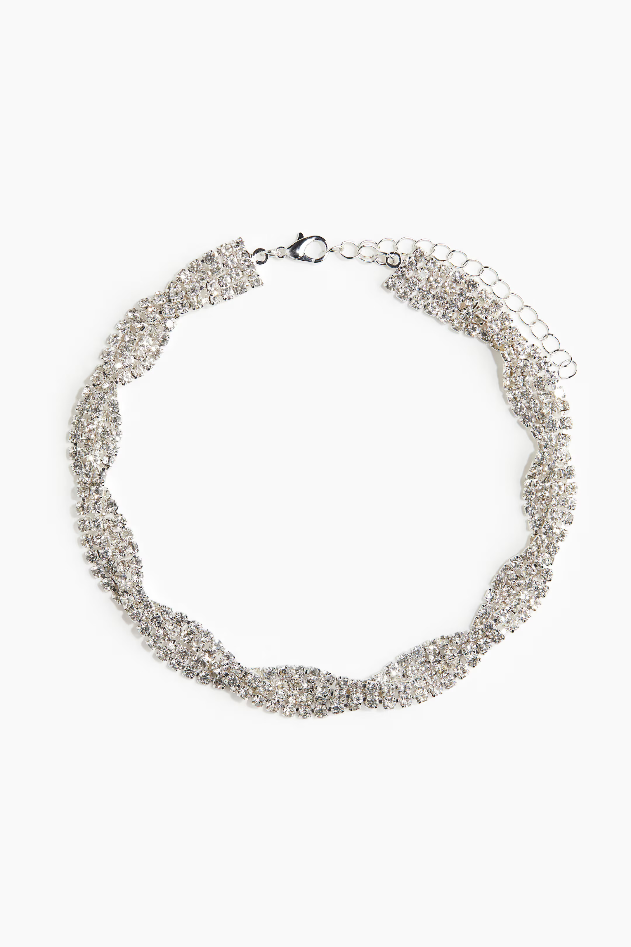 Halssieraad met stras - Zilverkleurig - DAMES | H&M NL | H&M (DE, AT, CH, NL, FI)