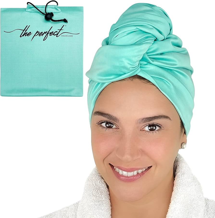 THE PERFECT HAIRCARE Microfiber Hair Towel Wrap for Women - Smooth Like Silk - Curly, Wavy, Strai... | Amazon (US)