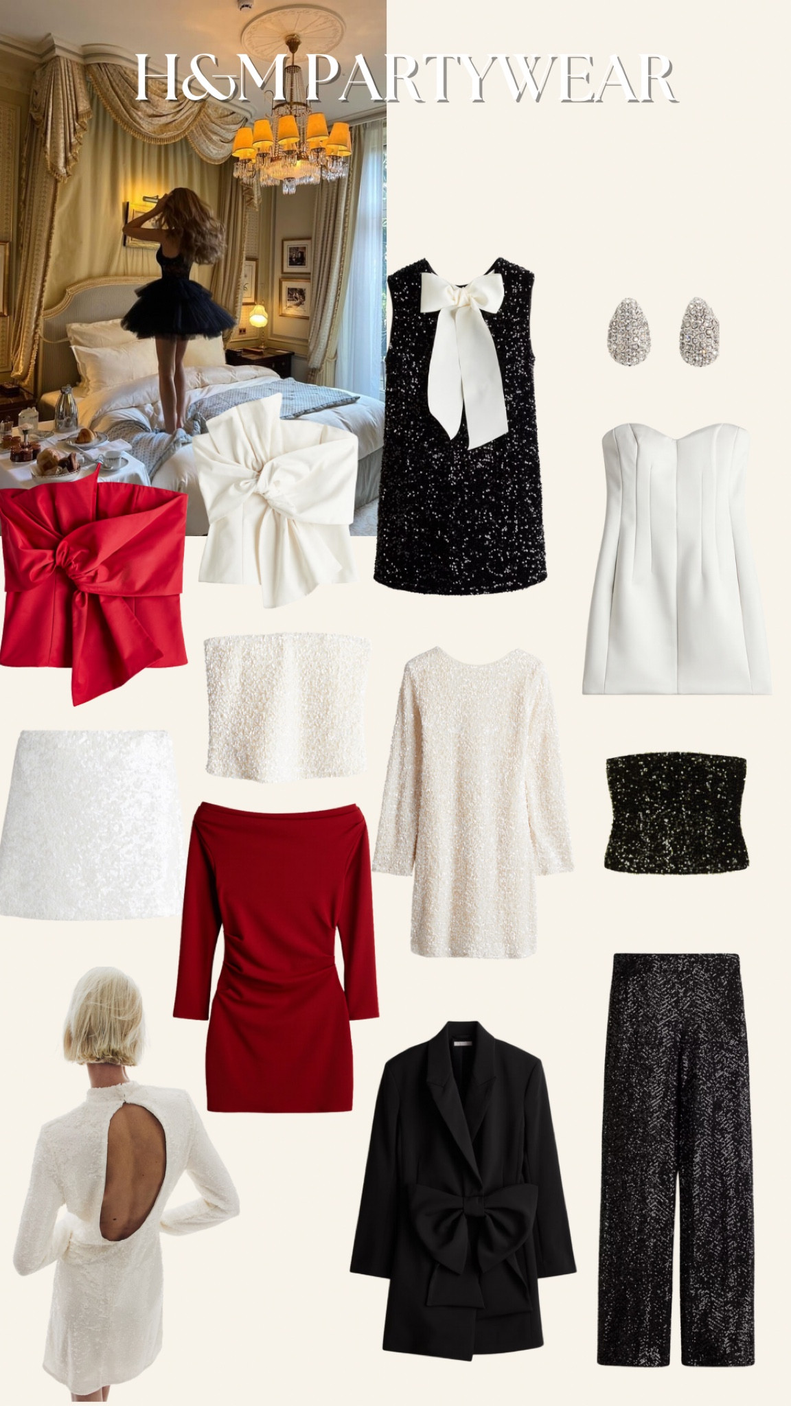 H&M Partywear Favs, Christmas Party Outfits, Christmas Day Outfits, Bandeau Tops, Sequin Blouse, Blazer Dress, Deep-Back Dress, Party Accessories, Jumpsuit, Mini Skirts, Off-the-Shoulder Style Outfits

#LTKeurope #LTKautumn #LTKCyberWeek