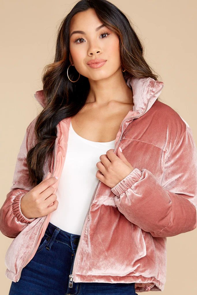 Ready For The Chill Rose Pink Puffer Jacket | Red Dress 