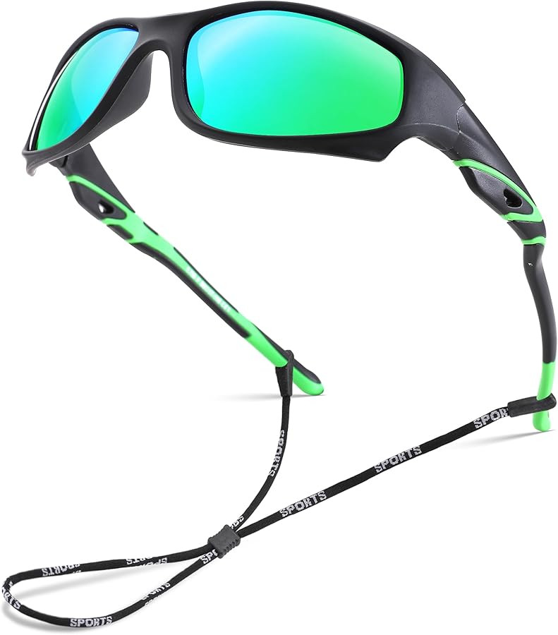 NULOOQ Kids Baseball Polarized Sunglasses – Unbreakable Flexible Youth Sports Sunglasses for Bo... | Amazon (US)