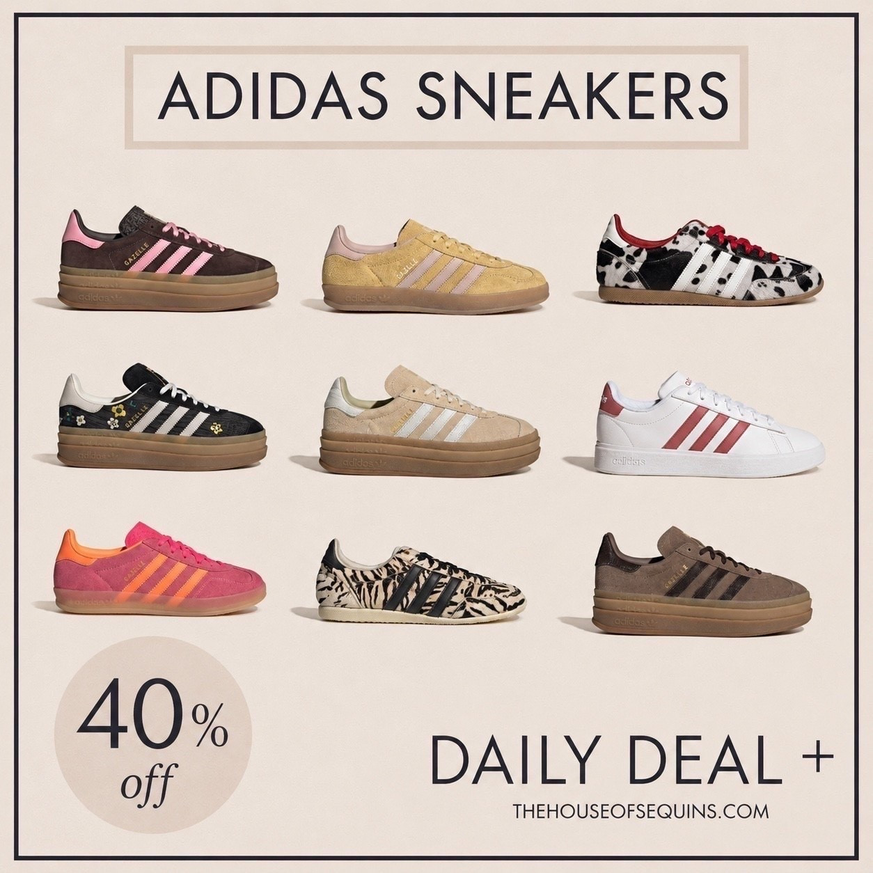 Adidas 40% off