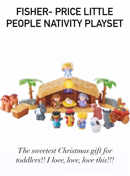 Fisher-Price Little People Nativity Playset 
Christmas Gift for toddlers 
Christmas presents 
Amazon Christmas 

#LTKGiftGuide #LTKHoliday #LTKkids