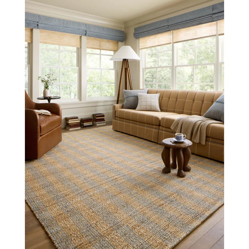 Chris Loves Julia x Loloi Judy Natural / Sky Area Rug | Wayfair North America