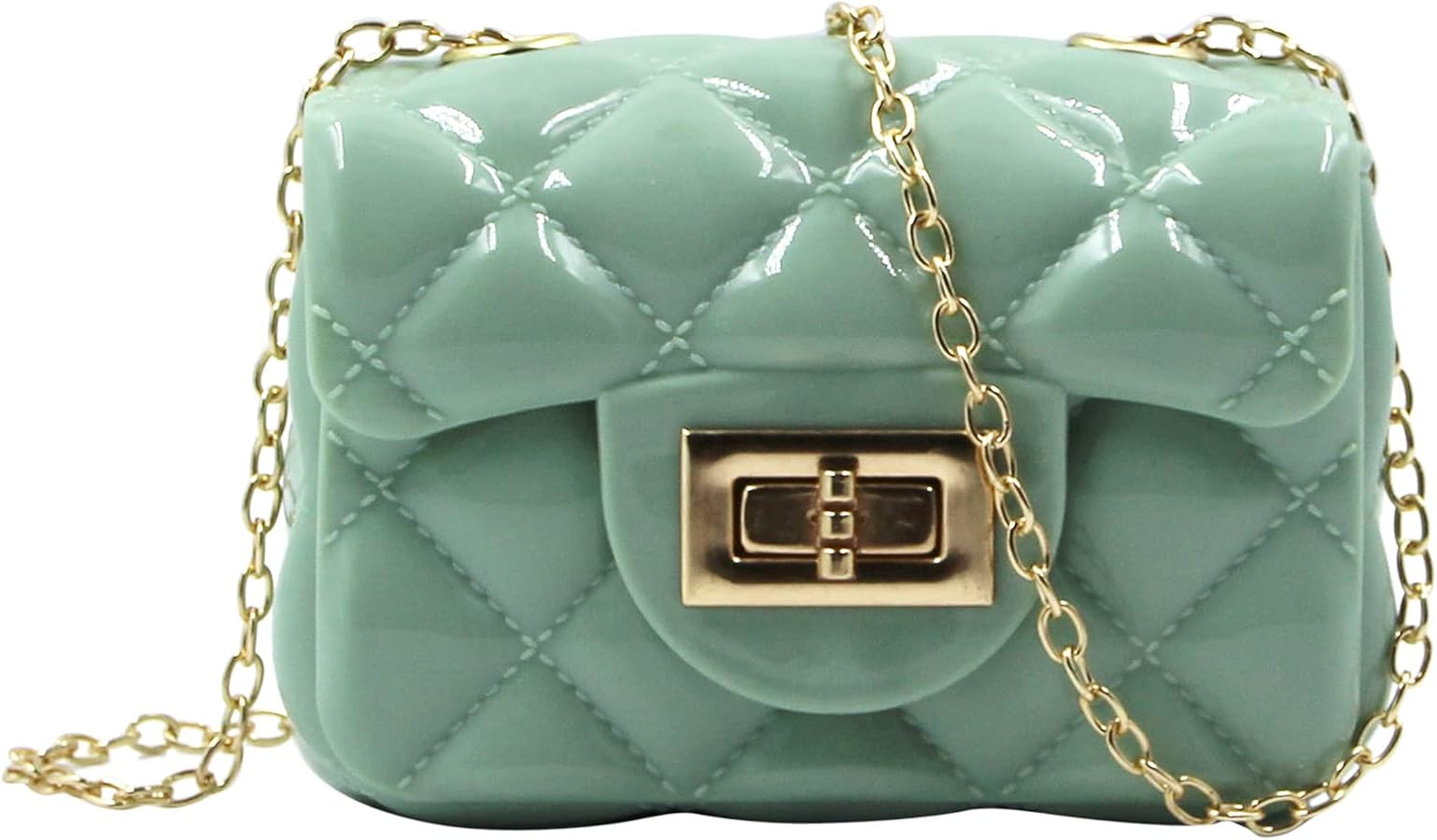 Fashion Candy Color Handbag Satchel Mini Pink Purse Jelly Shoulder Bag Crossbody Purse with Pearl... | Amazon (US)