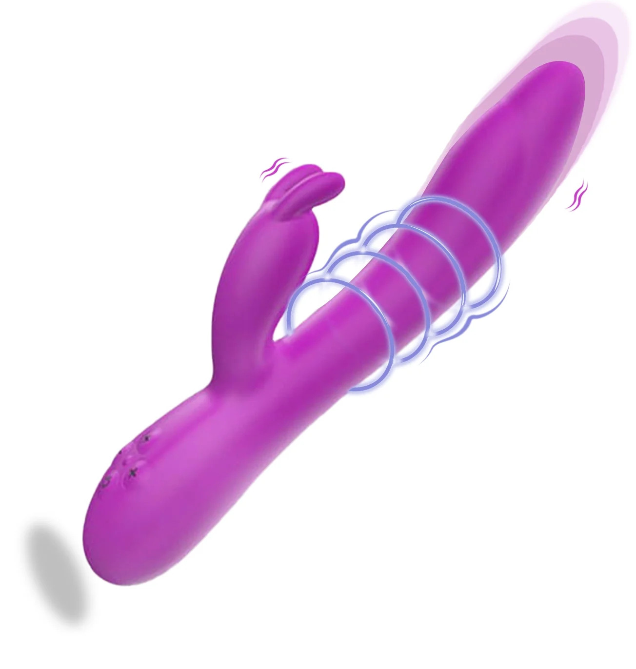 Rabbit Vibrator G-Spot Vibrator Dildo with 7 Vibration Modes, Rechargeable & Waterproof Clitoral ... | Walmart (US)
