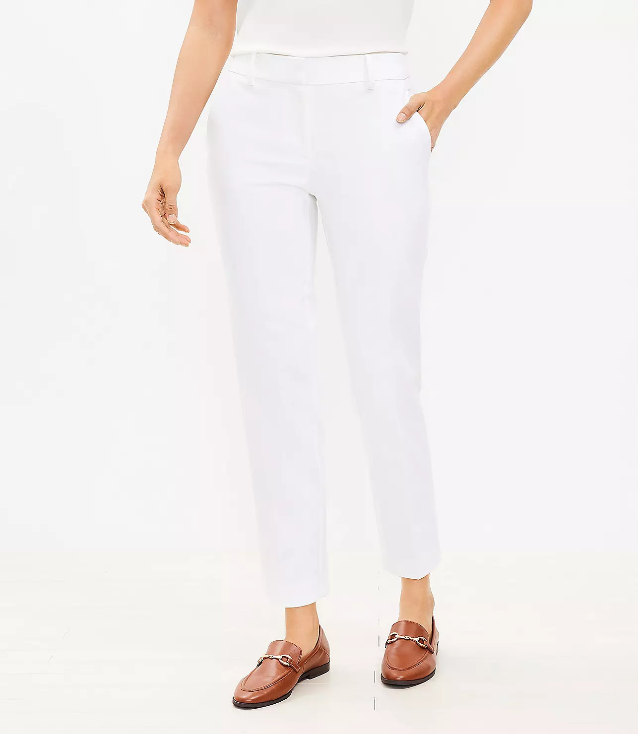 Riviera Slim Pants in Doubleweave | LOFT