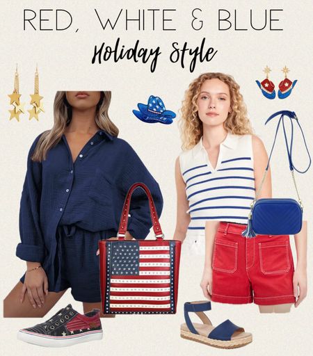 Red, White & Blue | Memorial Day | Fourth of July | Over 40 Style | Holiday Fashion 

#LTKFindsUnder50 #LTKSeasonal #LTKStyleTip