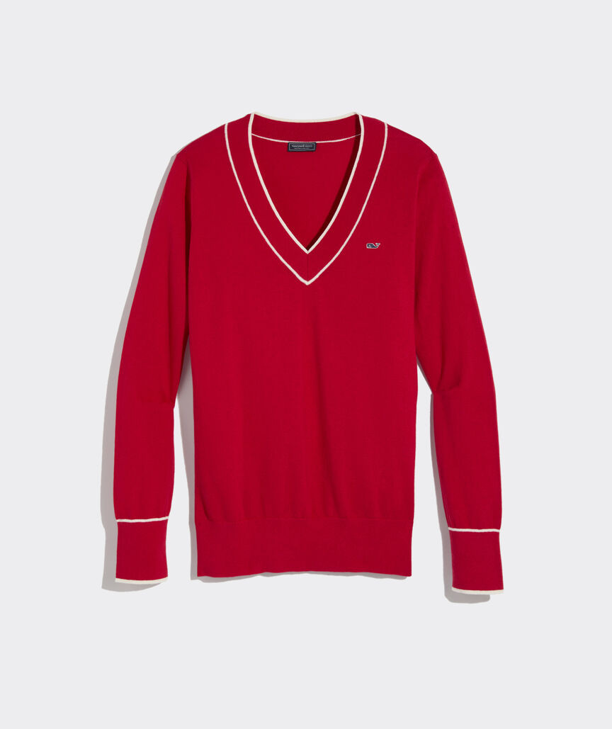 Cotton Cashmere Heritage V-Neck Sweater | vineyard vines