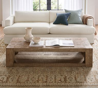 Open Box: Palisades Rectangular Reclaimed Wood Coffee Table | Pottery Barn (US)