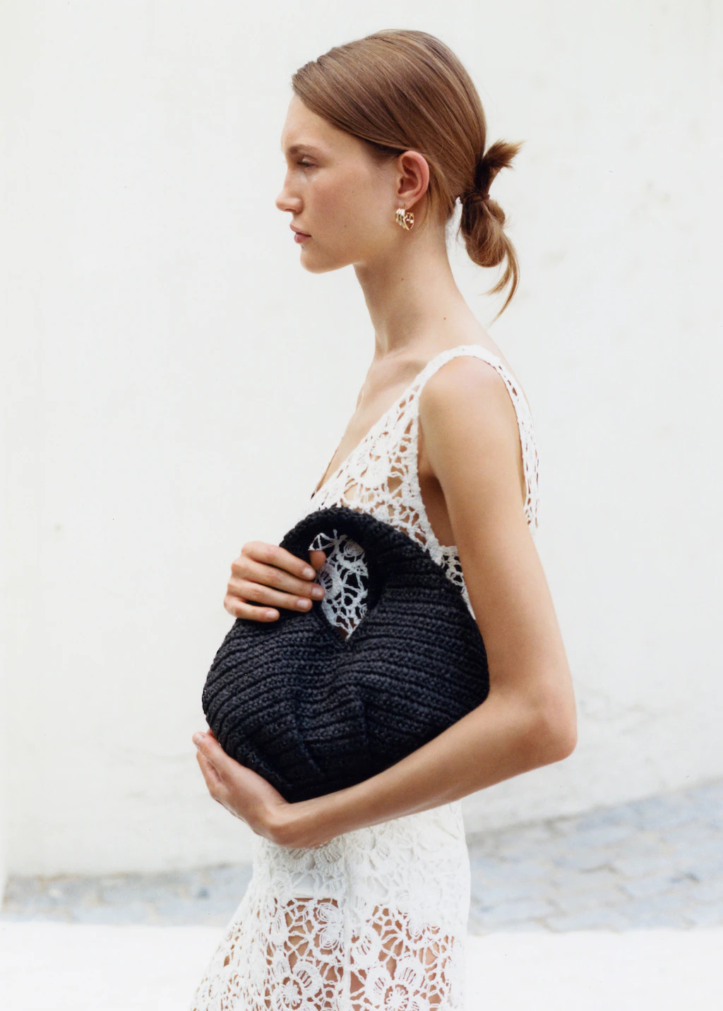 Natural fibre handbag | MANGO (UK)