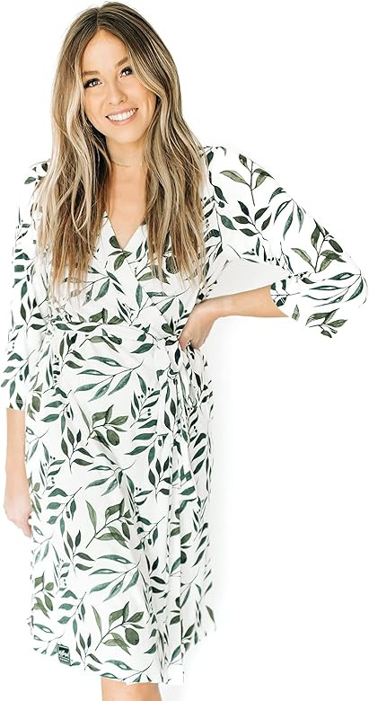 Milkmaid Goods Women’s Loungewear Robe For Maternity, Labor & Delivery, & Nursing, Buttery Soft & Br | Amazon (US)