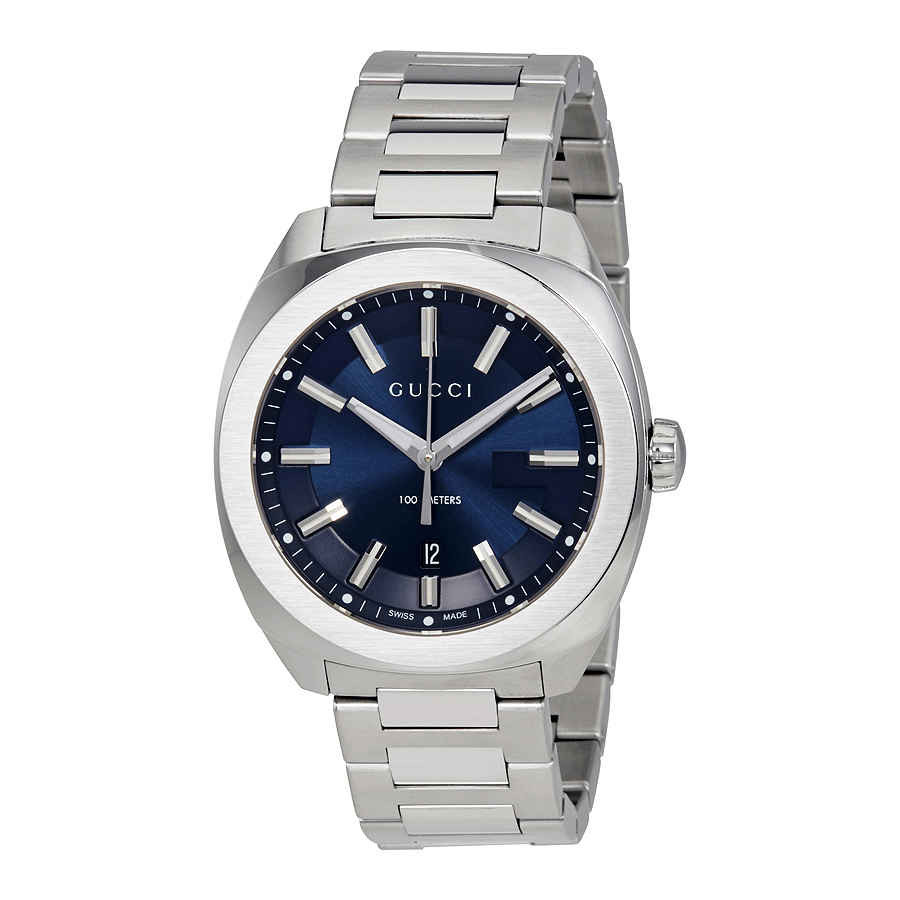 Gucci GG2570 Blue Dial Mens Watch YA142303 | Jomashop.com & JomaDeals.com