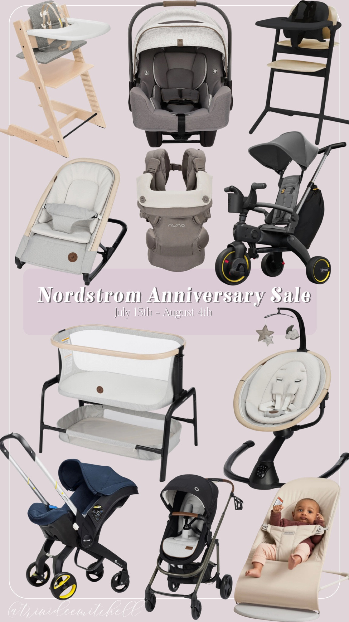 Nordstrom Anniversary Sale
Baby gear and essentials 

Cassia Baby Swing
Maxi-Cosi®

Lemo Learning Tower Set
CYBEX

Liki S3 Convertible Stroller Trike
Doona

Tripp Trapp® Highchair, Baby Set, Cushion & Tray Set
Stokke

Convertible Infant Car Seat/Compact Stroller System
Doona

Bouncer Bliss with Free Flying Friends Toy Bar
BabyBjörn

PIPA™ RX Car Seat & Base
Nuna

Kori 2-In-1 Rocker Chair
Maxi-Cosi®

CUDL™ Luxe Clik 4-In-1 Baby Carrier
Nuna

Iora Bedside Bassinet
Maxi-Cosi®

Tayla™ Max Modular Stroller
Maxi-Cosi®

#LTKSummerSales #LTKBaby #LTKxNSale