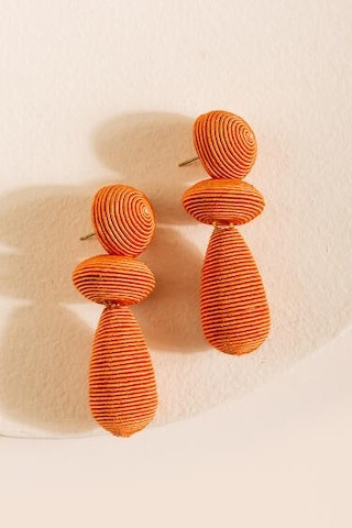 Josie Treaded Wrap Drop Earrings - francesca's | Francesca's
