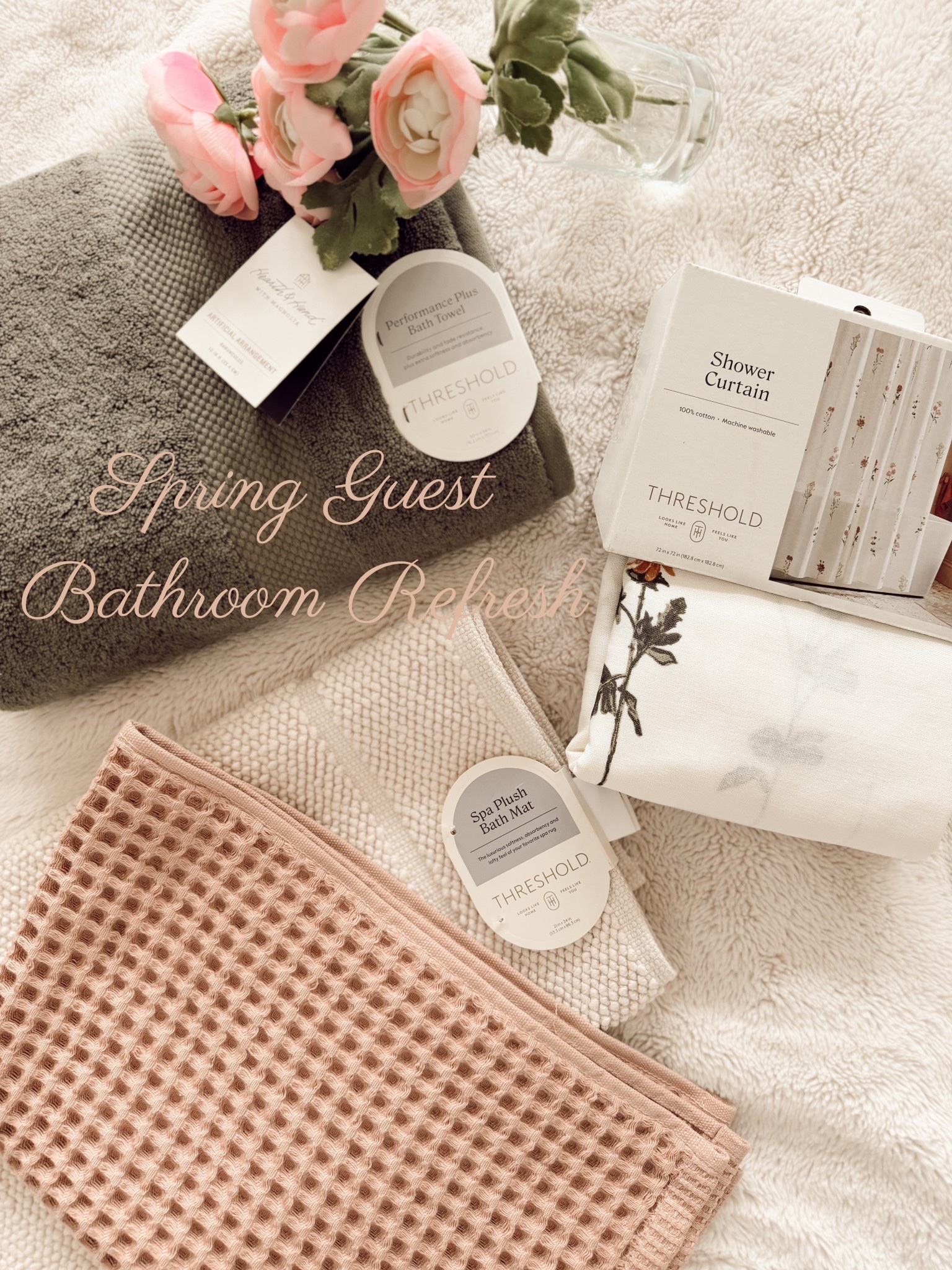 Bathroom refresh for spring 🌷🫧✨💕

#LTKHome