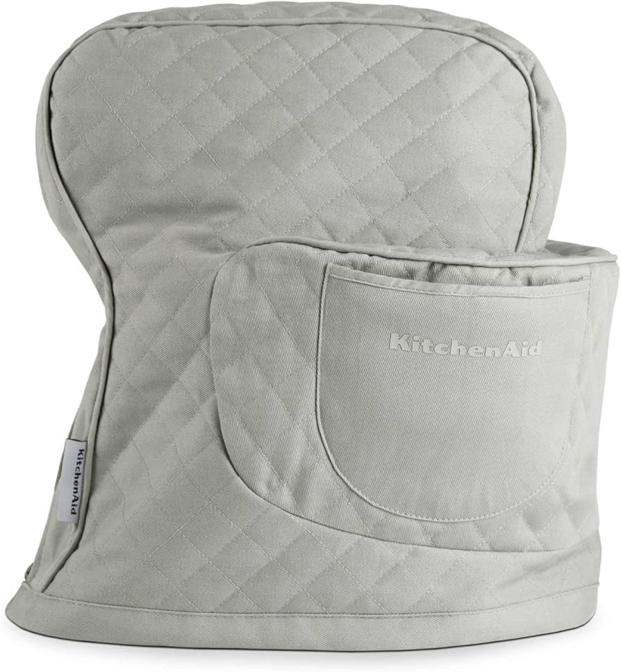 KitchenAid Quilted Fitted Tilt-Head Stand Mixer Cover Single Pack, Grey, 14.375"x18" | Amazon (US)
