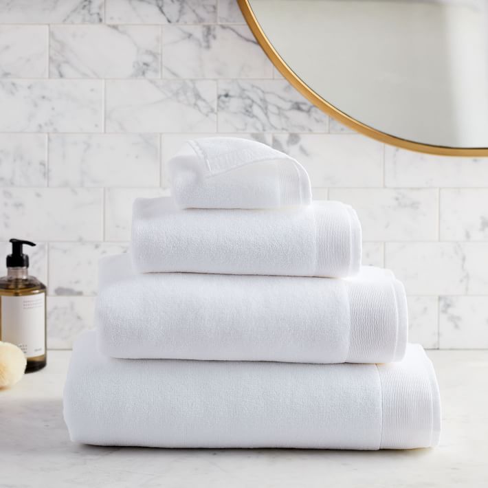 Organic Luxe Fibrosoft™ Towels - White | West Elm (US)