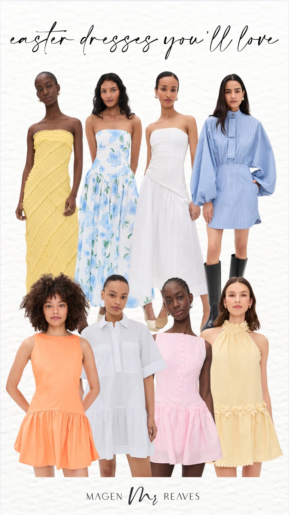 Easter dresses you’ll love!

easter, easter dress, easter fashion, spring dresses, women’s fashion 