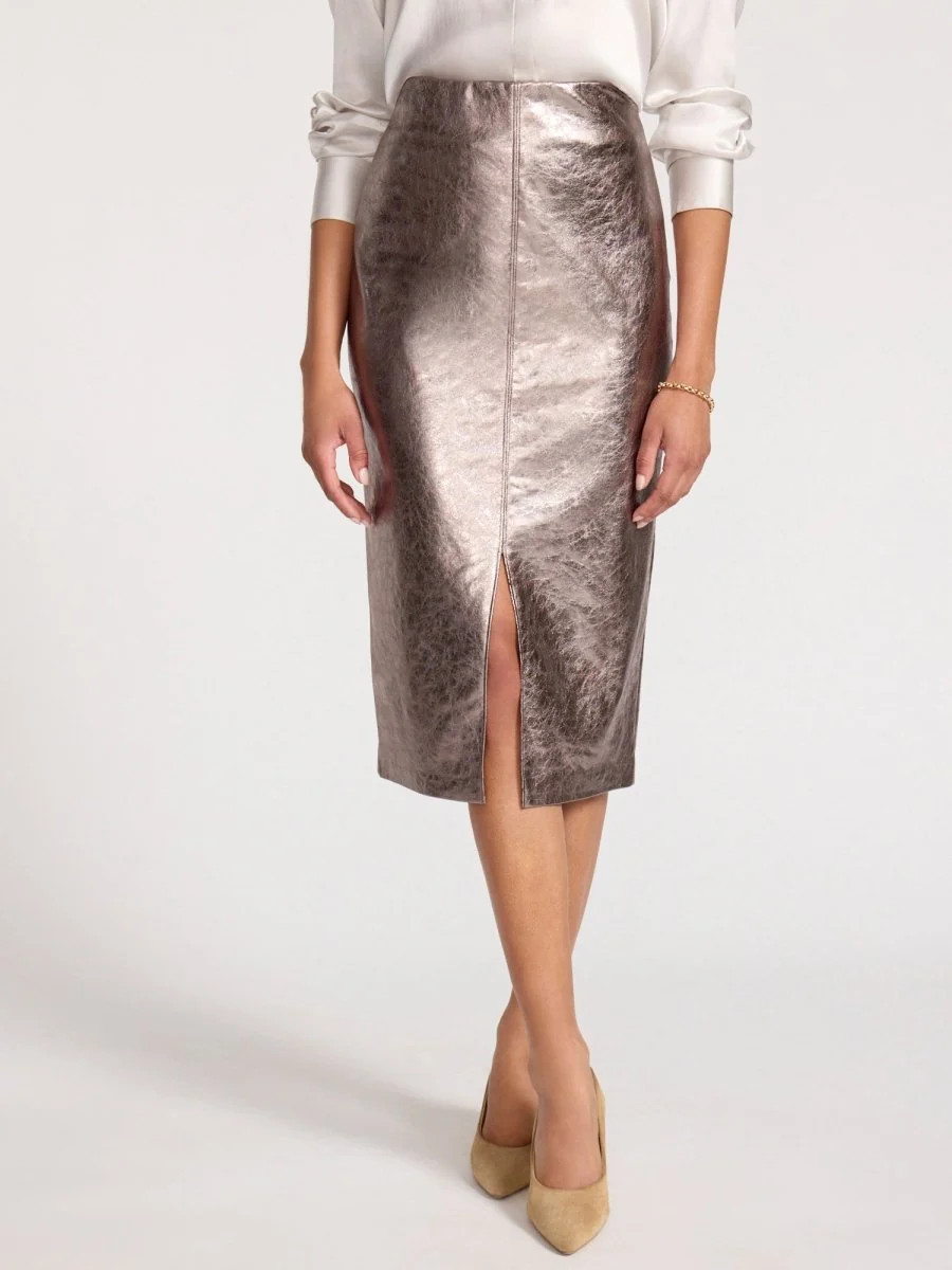 The Esme Metallic Skirt | Brochu Walker
