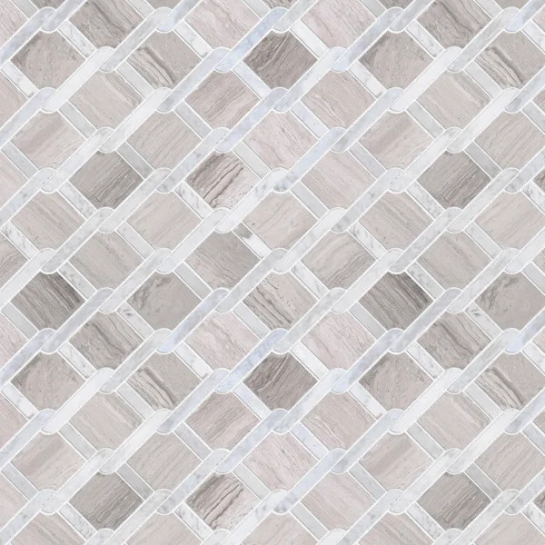 Knot Marble Random Mosaic Wall Tile | Wayfair North America
