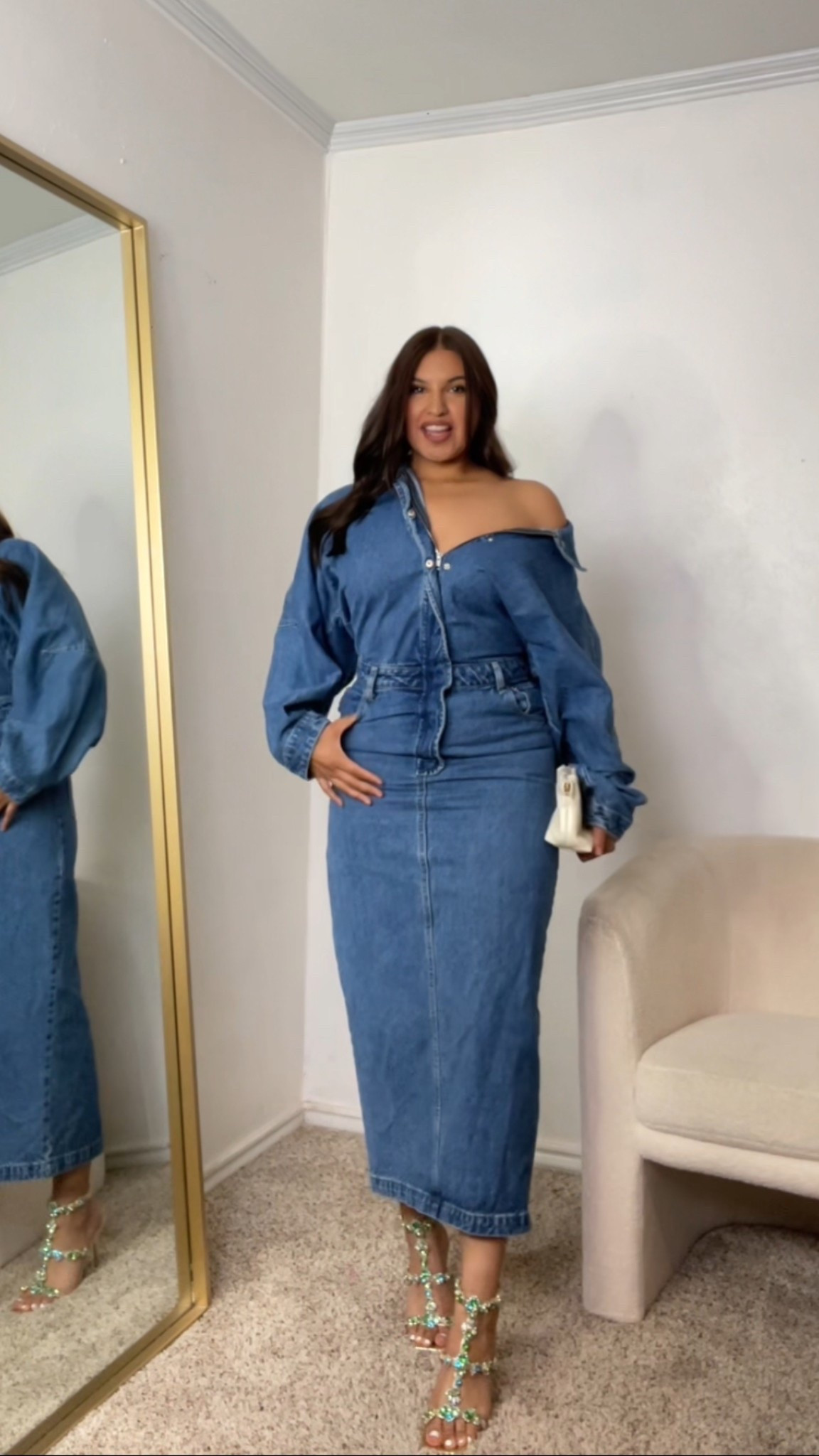 Cute Jean Dress

#LTKGiftGuide #LTKStyleTip #LTKMidsize