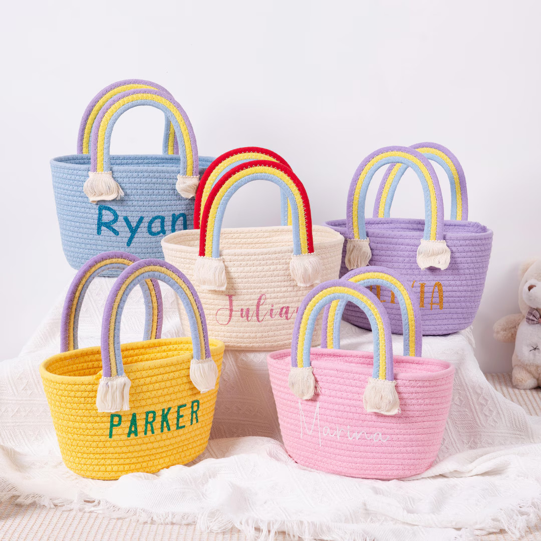 Personalized Tote Bag for Toddler Kids Gifts, Custom Kids Tote Bag With Name, Christmas Gift for ... | Etsy (US)