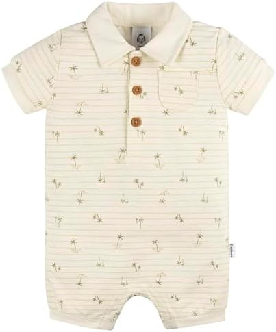 Gerber Baby Short Sleeve Romper | Amazon (US)