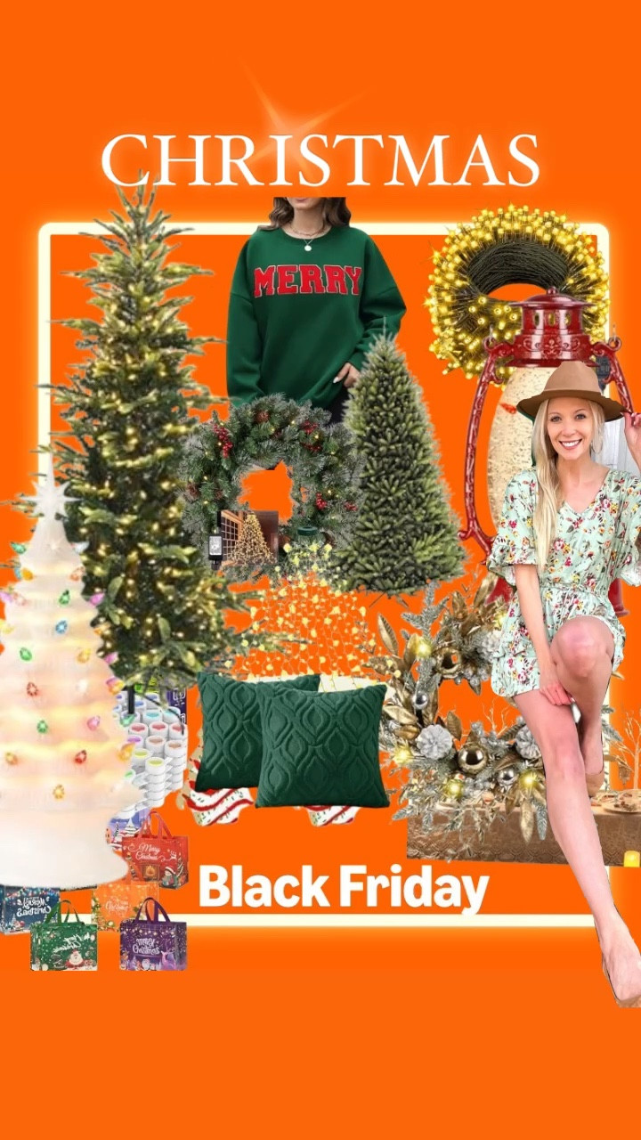 Christmas Black Friday deals
Christmas tree on sale
Viral Christmas tree
Garland
Wreath
Christmas sweatshirt 
Outfit

#LTKHoliday #LTKCyberWeek #LTKSaleAlert