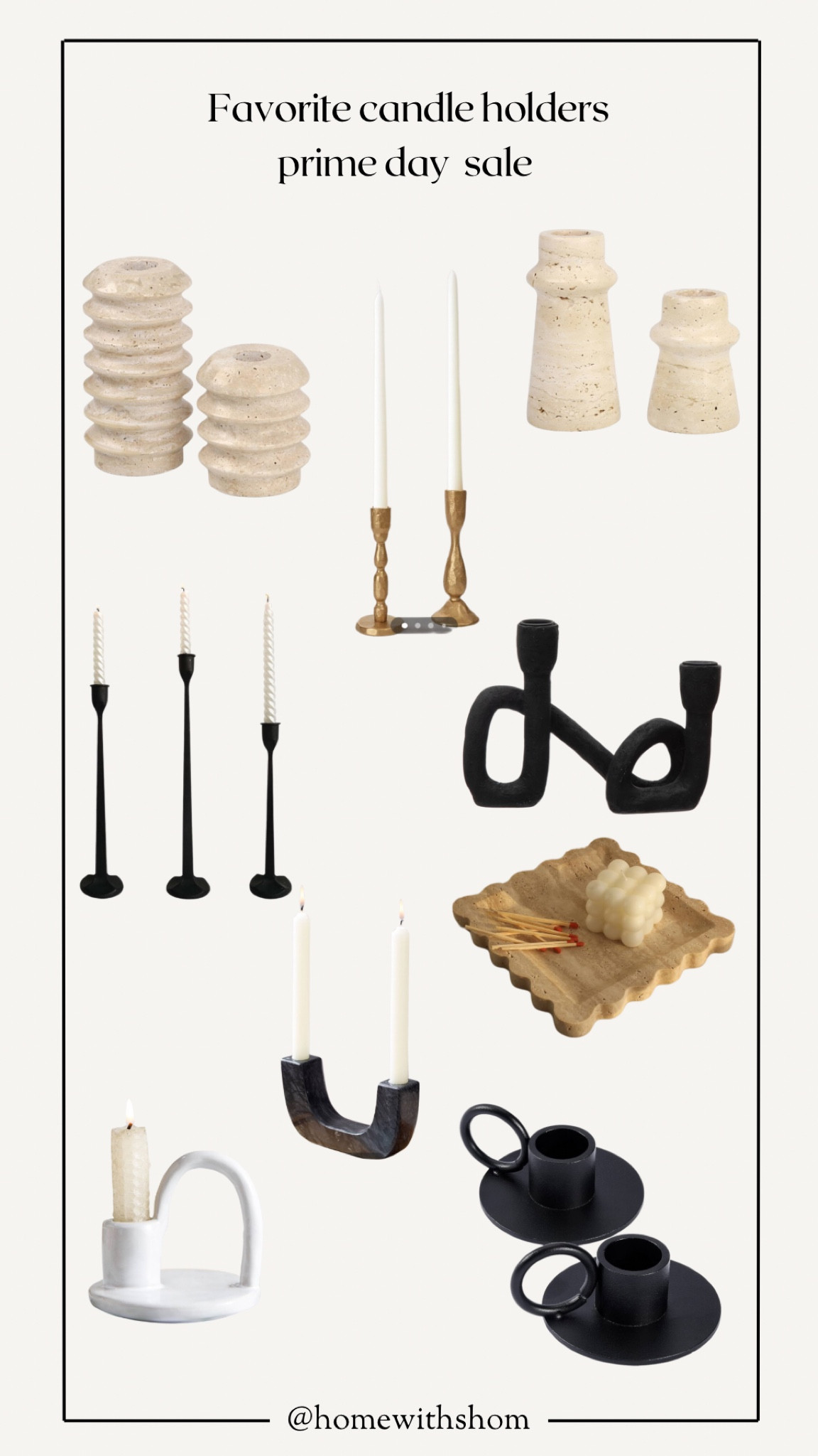 Some of my favorite and curated candle holders! I own most of them. Candle holders can be used to add height to any decor as well as add an elegant decor touch to any space 

#LTKHome #LTKSaleAlert