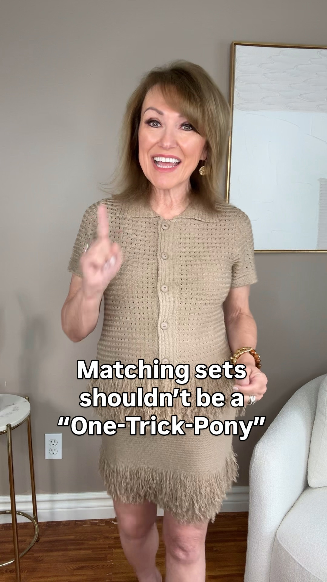 I have been guilty of this in the past! Thinking a matching set can only be worn together- but it can be so much more!

You can make so many more outfits when you separate the pieces (especially great for travel). This set, from Amazon, is a great travel fabric and the set, itself, is just fun. I will wearing this on repeat this summer!

#LTKOver40 #LTKSeasonal #LTKFestival