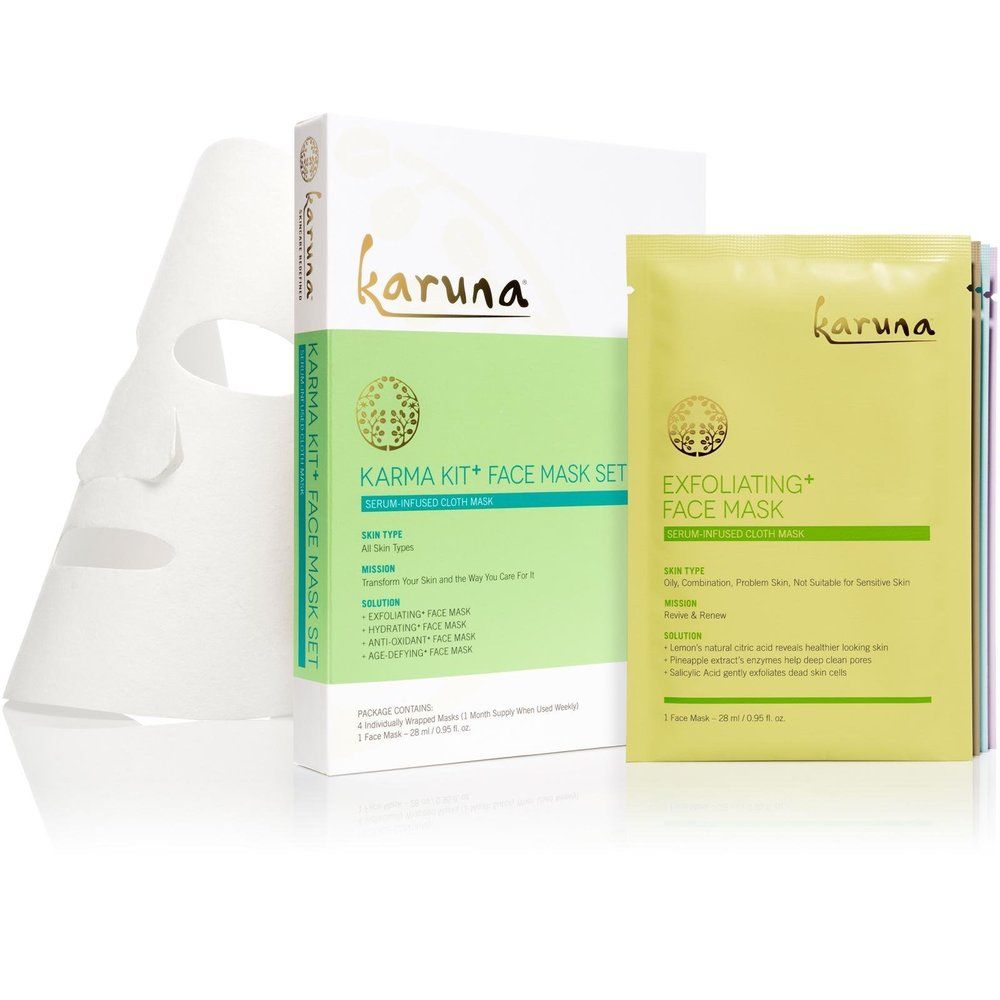 Karuna Karma Kit Plus Face Mask Set (Pack of 4) | Bed Bath & Beyond