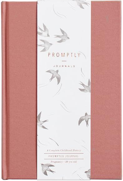 Promptly Journals - Childhood History Journal - Baby Books First Year and Pregnancy Journal - Baby M | Amazon (US)