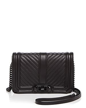 Rebecca Minkoff Love Chevron Quilt Small Leather Crossbody | Bloomingdale's (US)
