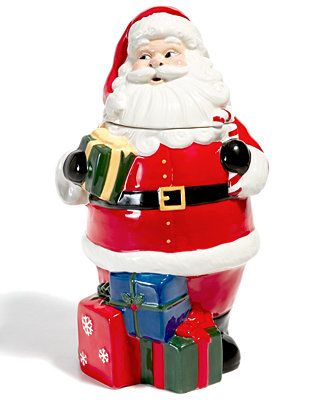Santa Figural Cookie Jar, Created for Macy's | Macys (US)