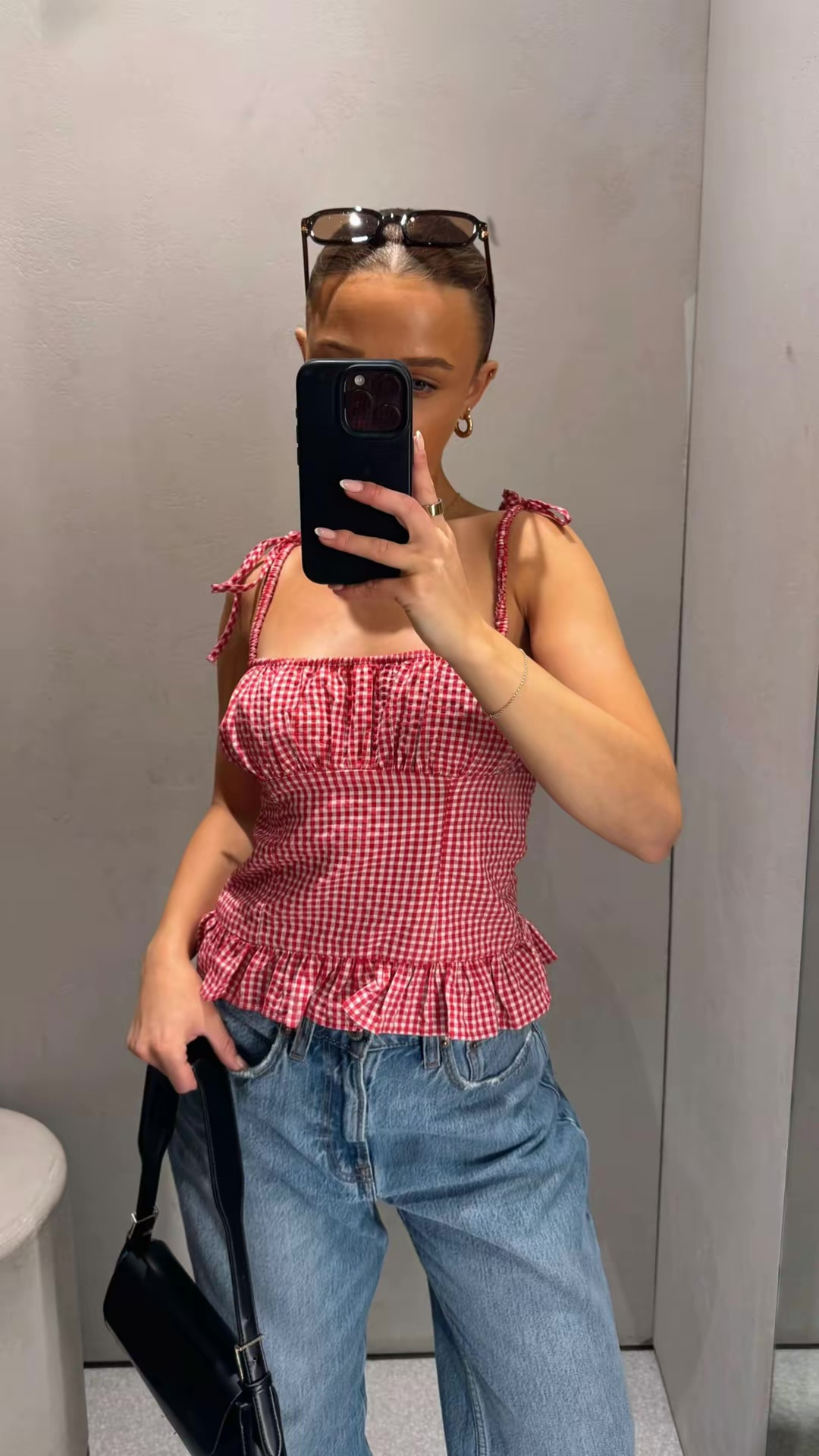 current spring top faves🌺

Pinterest style outfit inspo ideas spring summer TikTok casual easy basic neutral ootd wishlist petite zara red gingham 

 #LTKuk #LTKspring #LTKsummer