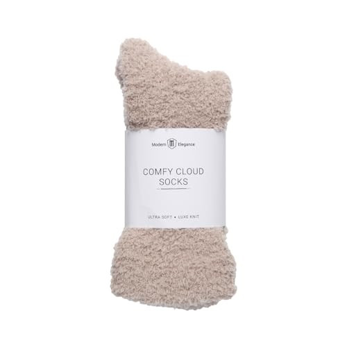 Modern Elegance Comfy Cloud Socks - Ultra-Soft Cozy Sleep Socks for Women & Men | Luxurious Fuzzy Fabric for All-Day Comfort & Warmth | Amazon (US)