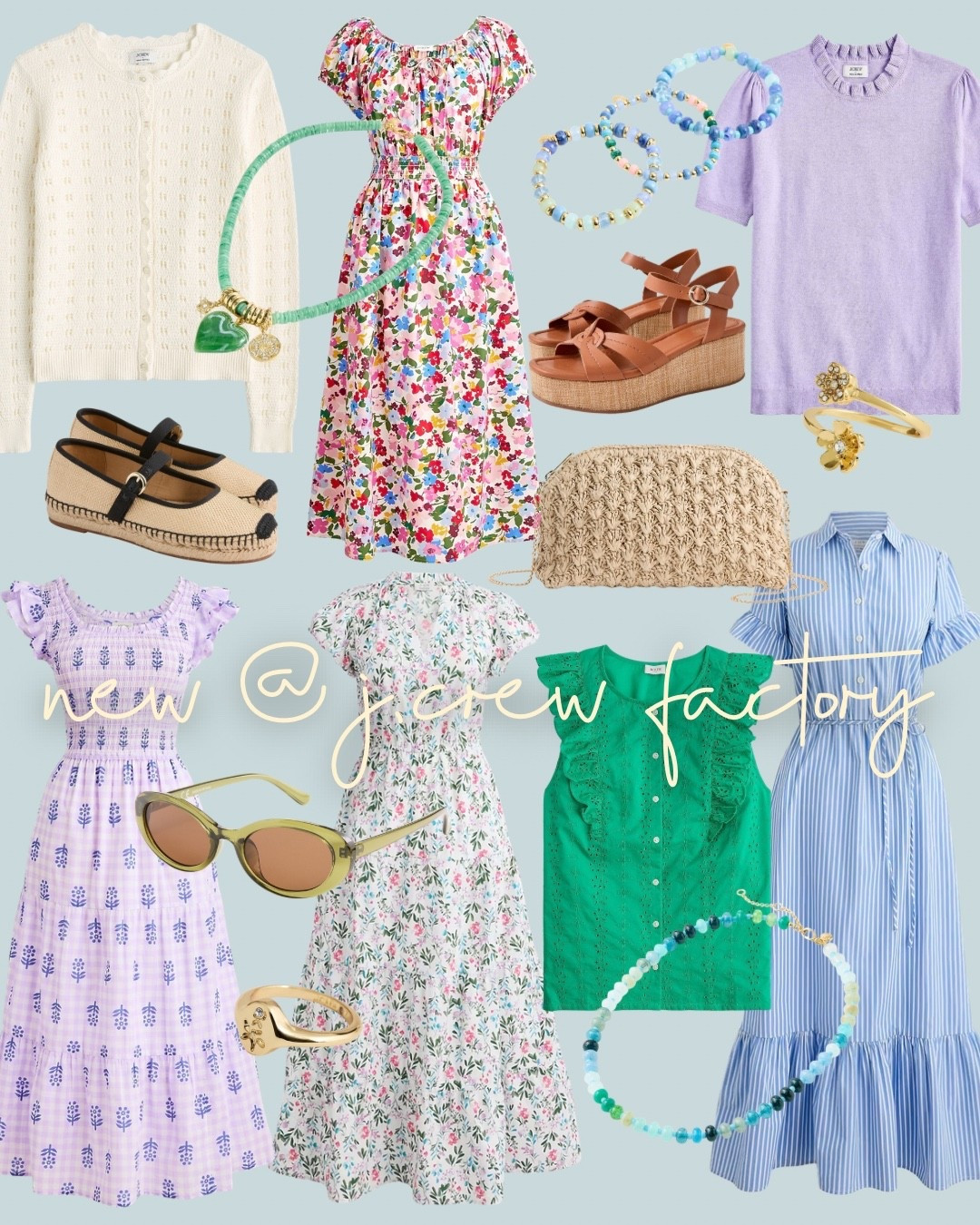 Everything is 40% off at J.Crew Factory right now including these new arrivals for spring! 

#LTKSeasonal #LTKootd #LTKSaleAlert