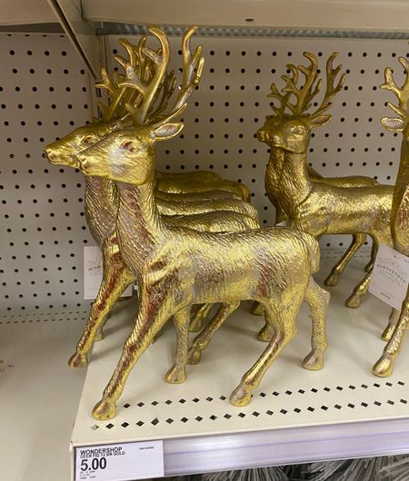 $5 metallic gold deer Christmas decor! Target Christmas decor! Deer decor!! Gold Christmas decor!! 

#LTKHoliday #LTKSeasonal #LTKHolidaySale