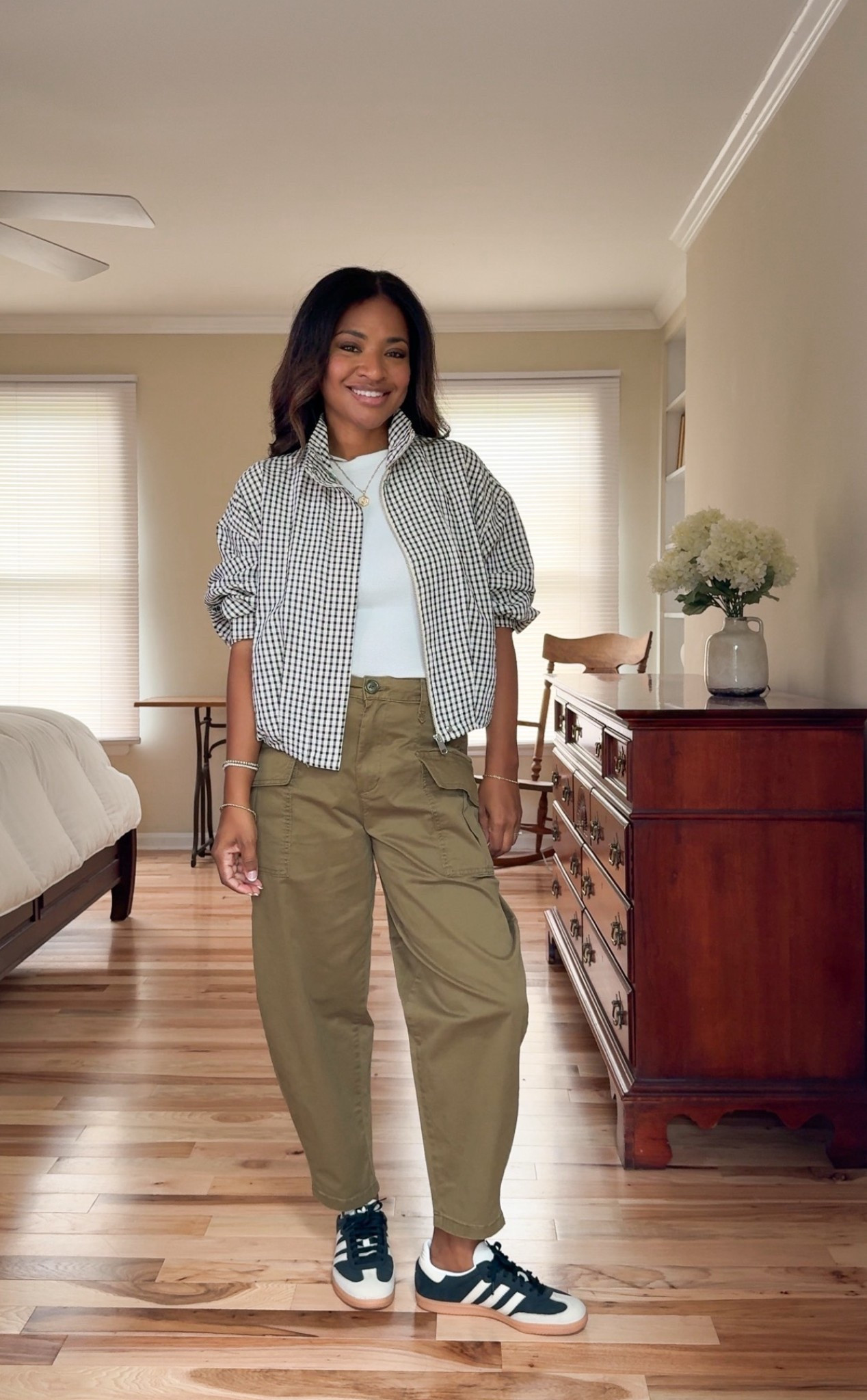 Wearing an XS in jacket and size small / 4 in pants

#LTKgrwm #LTKootd #LTKOver40