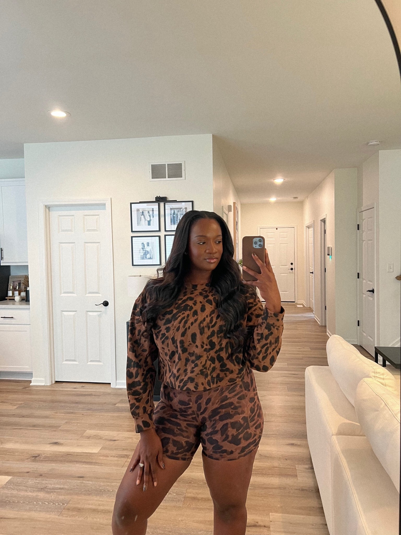 Cheetah print loungewear set 

#LTKMidsize