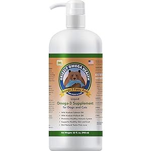 Grizzly Omega Health for Dogs & Cats, Wild Salmon Oil/Pollock Oil Omega-3 Blend | Amazon (US)