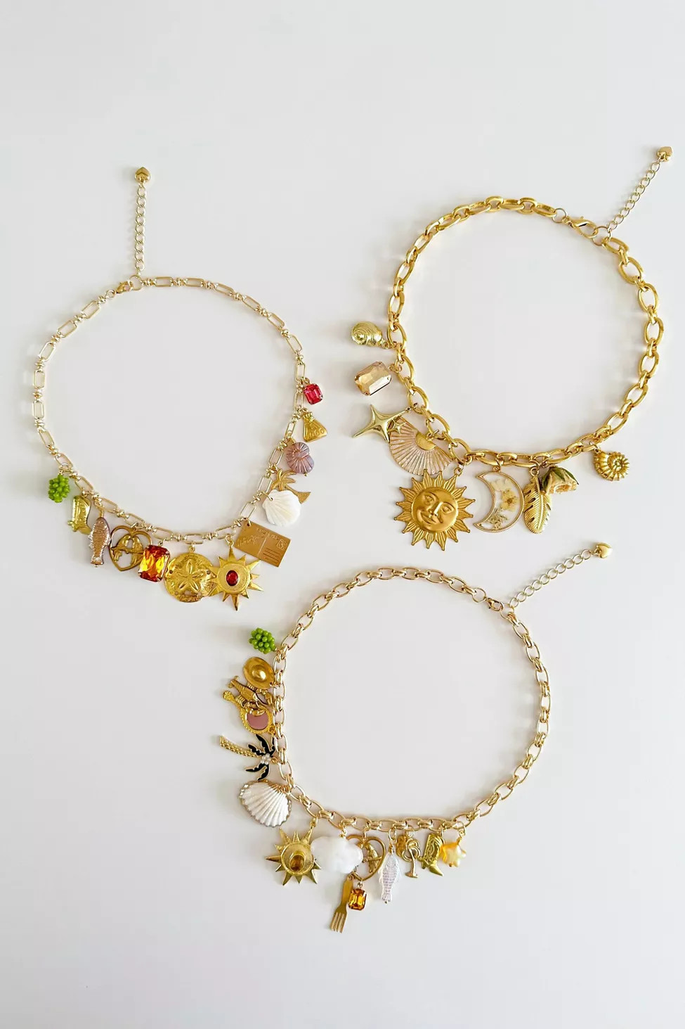 Shop Charming Tea Unique Celestial Charm Necklace | Urban Outfitters (US and RoW)