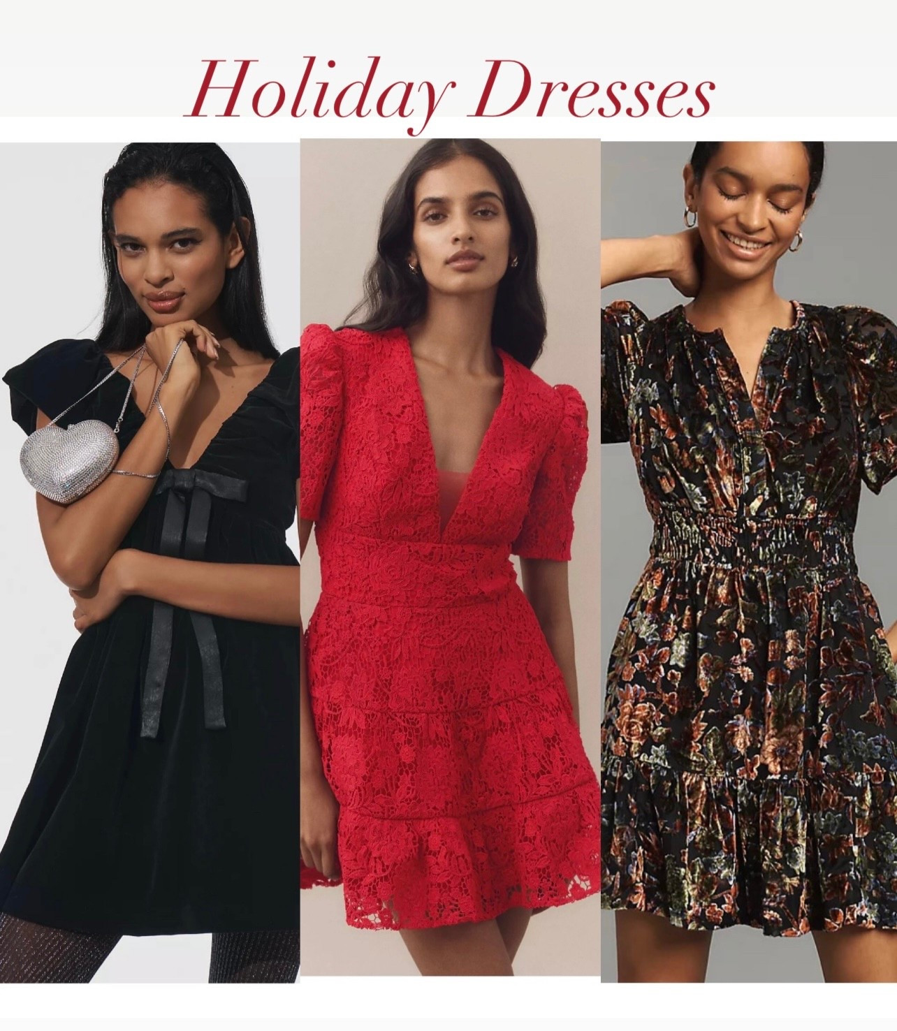 Cute dresses for a New Years Eve party.  

#LTKMidsize #LTKSeasonal #LTKHoliday