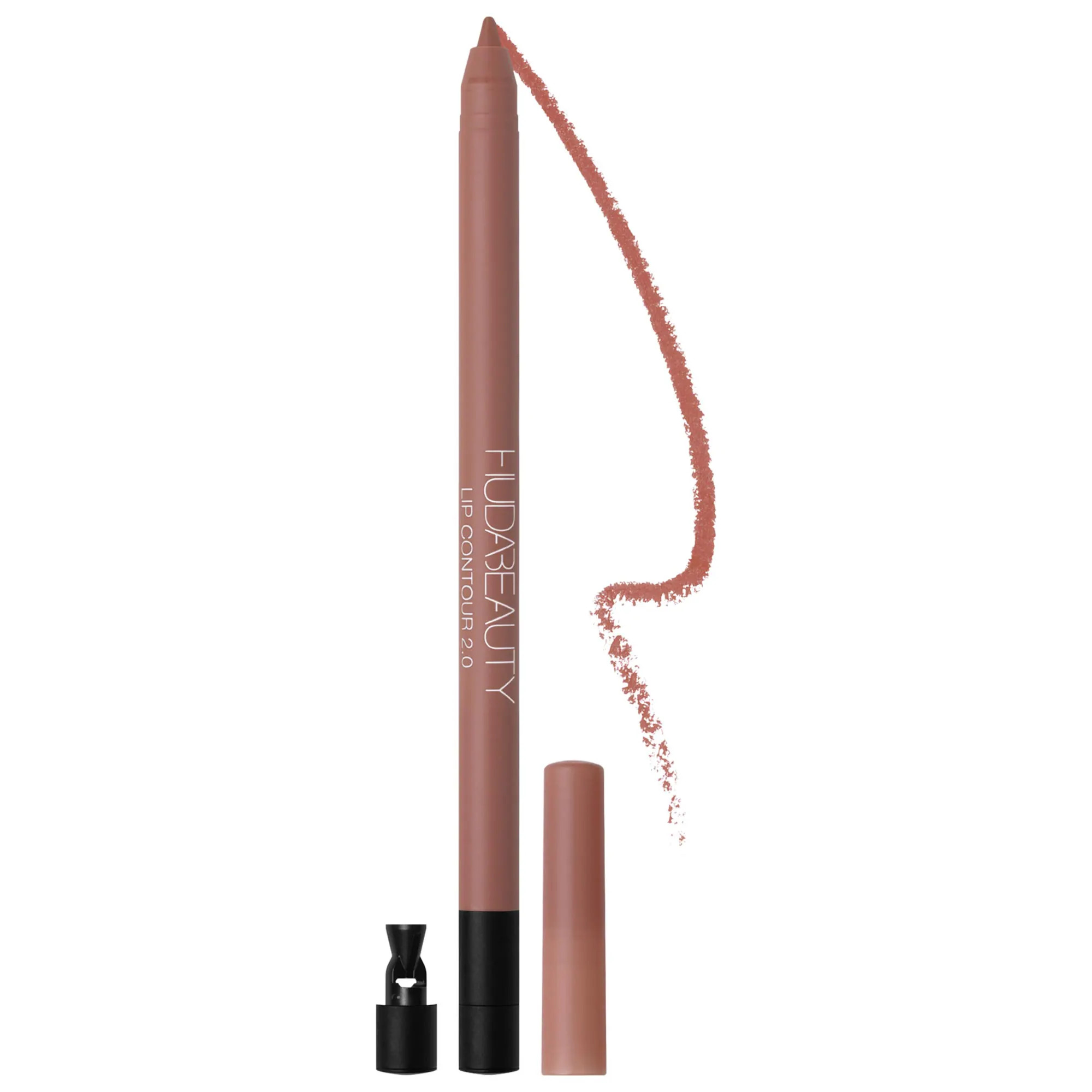 HUDA BEAUTY Lip Contour 2.0 Automatic Matte Lip Pencil Honey Beige 0.01 oz/ 0.5 g | Sephora (US)